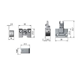 Závěs Kimana pro spodné výklop. dvířka