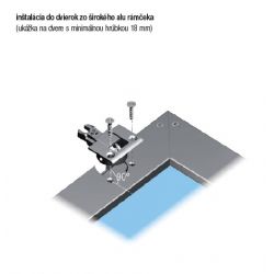 Závěs Kimana pro spodné výklop. dvířka