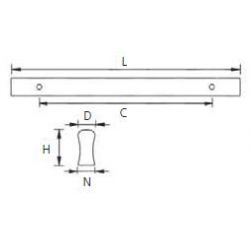 úchytka Jakoto, imitace nerez
