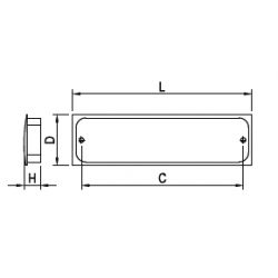 madlo Maluka, eloxovaný hliník