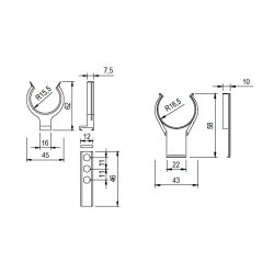 Upevňovací element násuvný k STRONG BIG