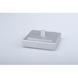 Nožička 704R, 100x100 mm, šedá RAL 9006