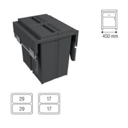 Sorter Linea 580 Plus, 2x17 L