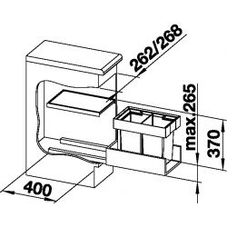 BLANCO koš FLEXONII 30/2
