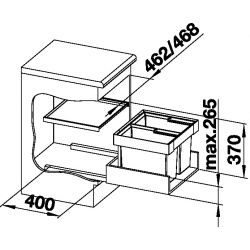 BLANCO koš FLEXON II 50/2