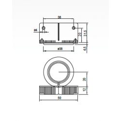 Nastavitelná nožička P301