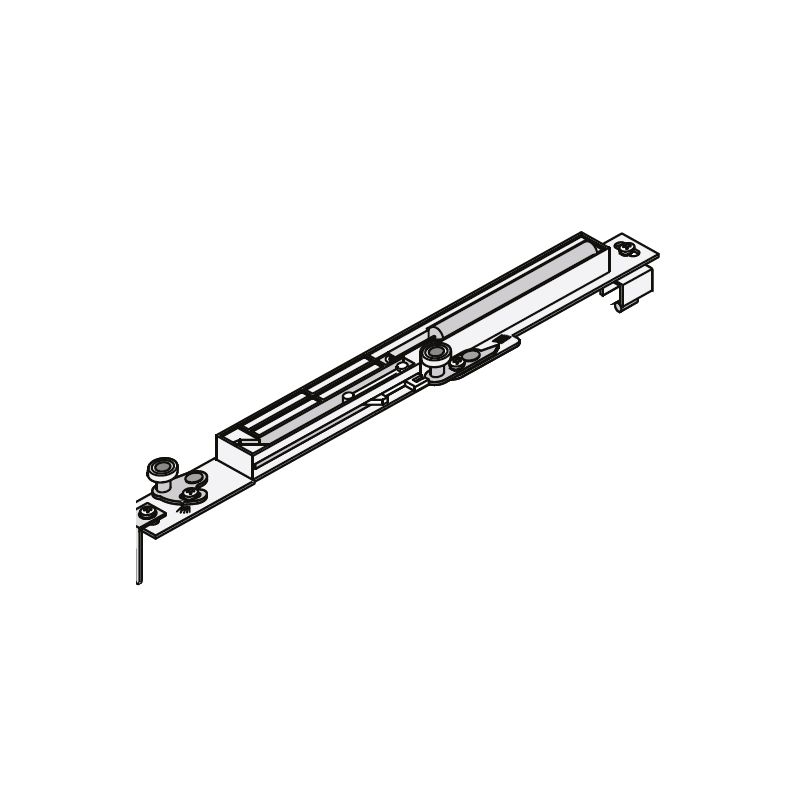 Tlumič dveří vstavané skříňe