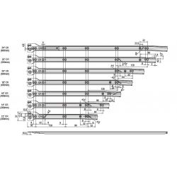 METABOX - bílý, výška 118 mm