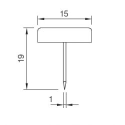 Kluzák klincový 6 mm