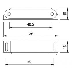Magnet nábytkový 59 mm