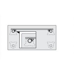 Sada příchytů pro montáž krycí desky, pro 1 krycí desku