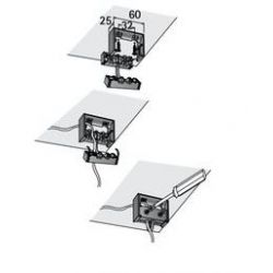 Kabelová spona, na příšroubování do stolu