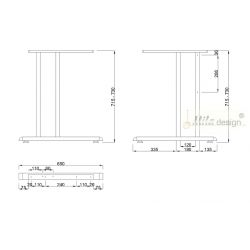 Stolní podnož ST201E