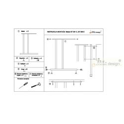 Stolní podnož ST203E