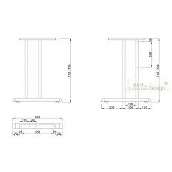 Stolní podnož ST203E