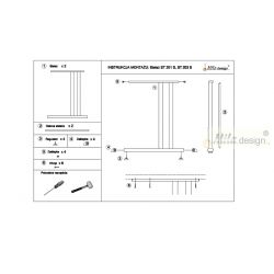 Stolní podnož ST201S