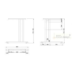 Stolní podnož ST201S