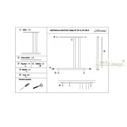 Stolní podnož ST203S