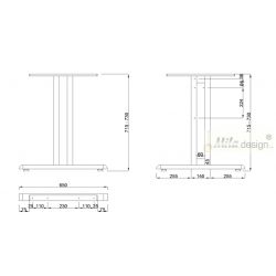 Stolní podnož ST202S