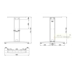 Stolní podnož ST224