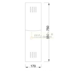 Výplň podnože ST221/1R, výškově nastavitelná