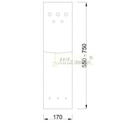 Výplň podnože ST221/3R, výškově nastavitelná