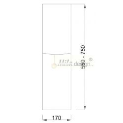 Výplň podnože ST224/1R, výškově nastavitelná