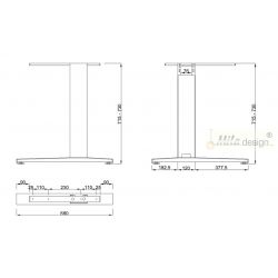 Stolní podnož ST227