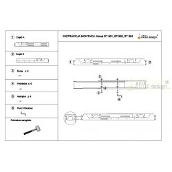 Kabelový kanál s regulací ST951 08-12