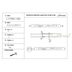 Kabelový kanál s regulací ST954 19-22