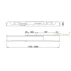 Kabelový kanál s regulací ST954 19-22