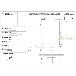 Stolní podnož Linear LN3301