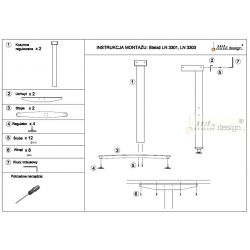 Stolní podnož Linear LN3303