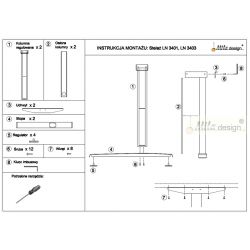 Stolní podnož Linear LN3401