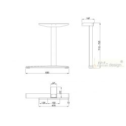 Stolní podnož Linear LN3401
