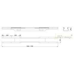 Spojovací příčka s regulací LN0001 11-18