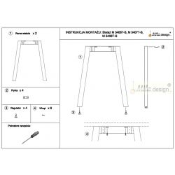 Stolní podnož Mobilar M5408T-S