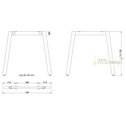 Stolní podnož Mobilar M5408T-S