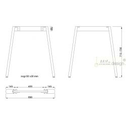 Stolní podnož Mobilar M6307E-S