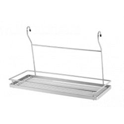 Závěsny jednopolicový koš, chrom