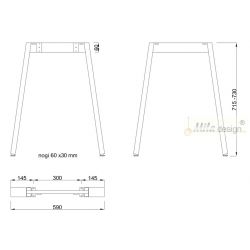 Stolní podnož Mobilar M6306-S