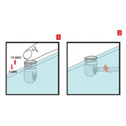 Podpěra na skleněné police PEKI