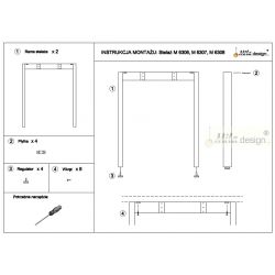 Stolní podnož Mobilar M6307