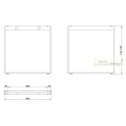 Stolní podnož Mobilar M6207-Z
