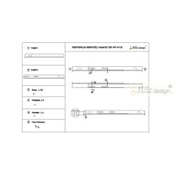 Spojovací tyč s regulací MBR08-12