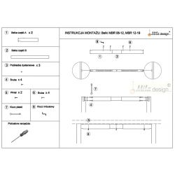 Spojovací tyč s regulací MBR12-18