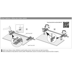 Lišta Accura se stupnicemi
