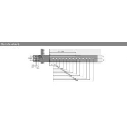 Accura vrtací teleso hloubkovo nastavitelné