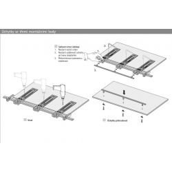 Vrtací šablona Accura pro úchytky - sada