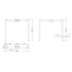 Stolní podnož Quark Q7608
